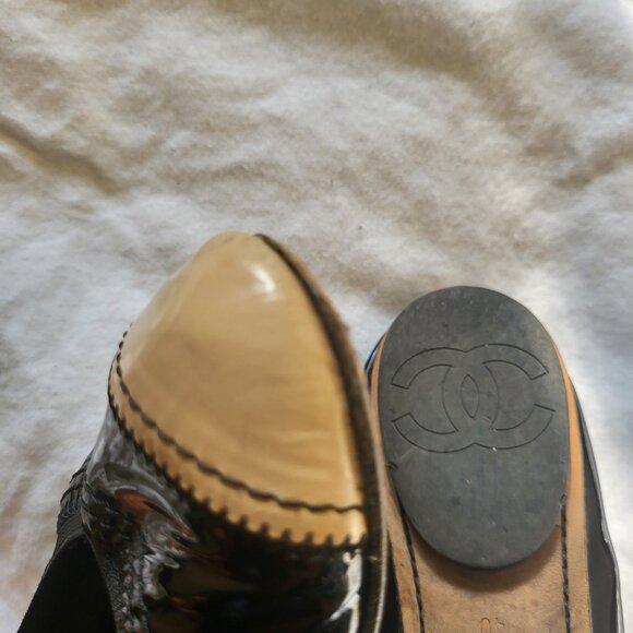 Chanel patent leather ballet flats - Picture 6 of 11